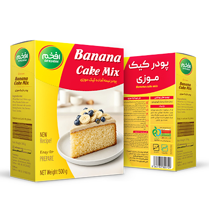 پودر کیک موزی