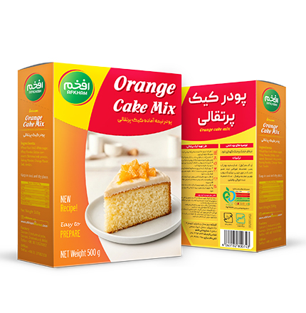 پودر کیک پرتقالی