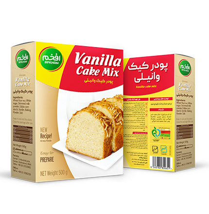 پودر کیک وانیلی